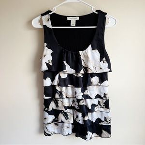 White House Black Market Sleeveless Floral Tank